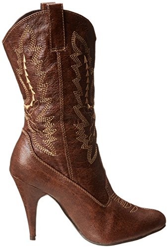 Ellie Shoes womens 418-cowgirl boots, Brown, 9 US