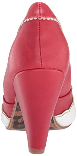 Bettie Page BP403-MARGIE Pump, red, 11 M US