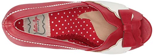Bettie Page BP403-MARGIE Pump, red, 11 M US