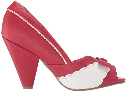 Bettie Page BP403-MARGIE Pump, red, 11 M US