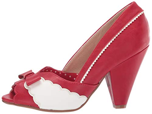 Bettie Page BP403-MARGIE Pump, red, 11 M US