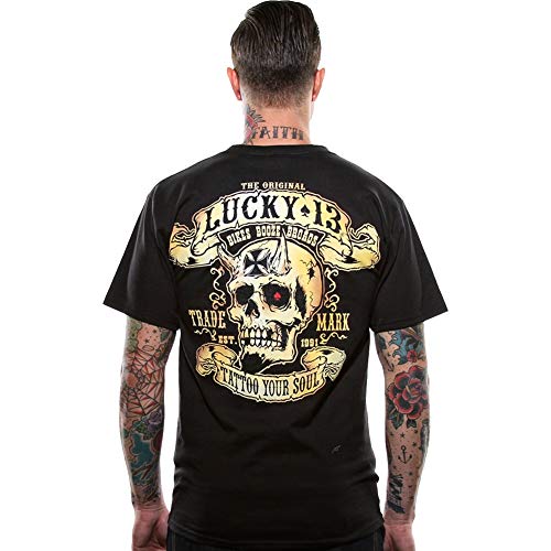 Lucky 13 Booze Bikes Broads Tee XL