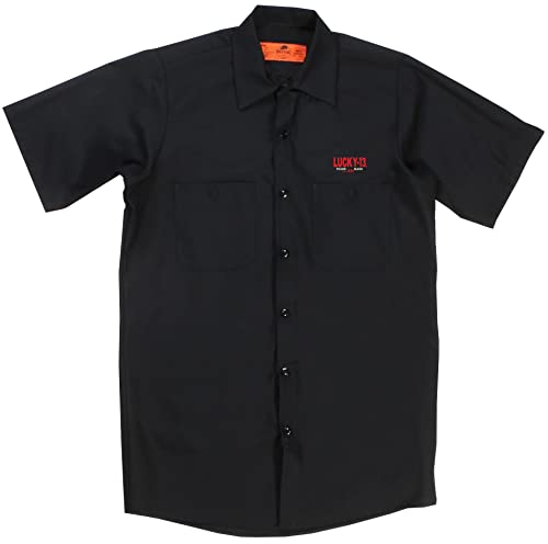 Lucky 13 Hot Rod Wolf Shirt Men's Black