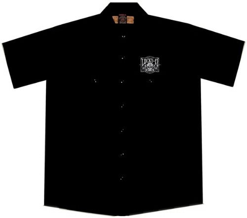 Lucky 13 Skull & Nautical Stars Work Shirt