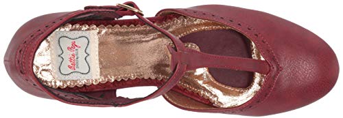 Bettie Page Women's Vintage Style Pump, Burgundy