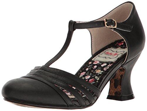 Bettie Page Lucy Black Spectator Pump, Size 10