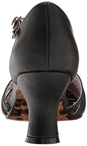 Bettie Page Lucy Black Spectator Pump, Size 10