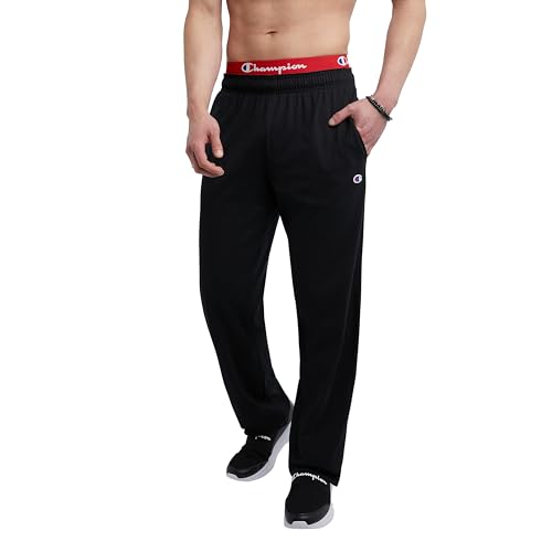 Champion Men's Everyday Open Hem Cotton Yoga Pants