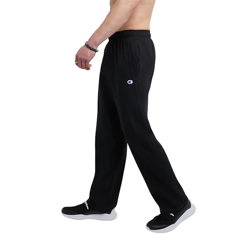 Champion Men's Everyday Open Hem Cotton Yoga Pants