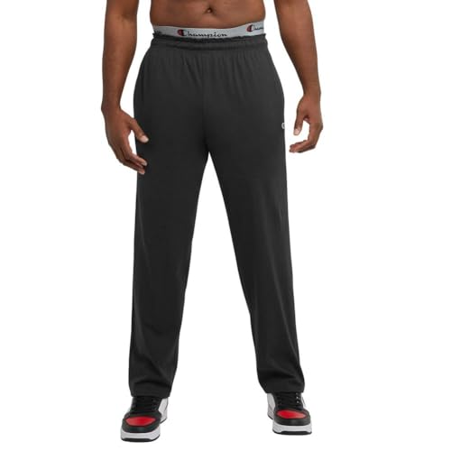 Champion Men's Everyday Open Hem Cotton Yoga Pants