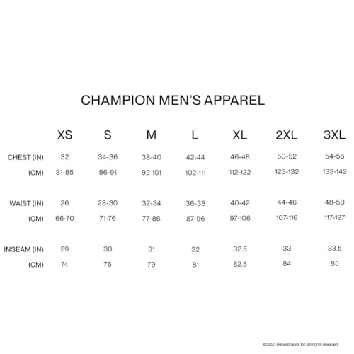 Champion Men's Everyday Open Hem Cotton Yoga Pants