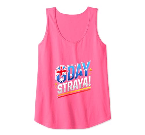 Aussie Slang Yoga Tank Top - G'Day 'Straya!