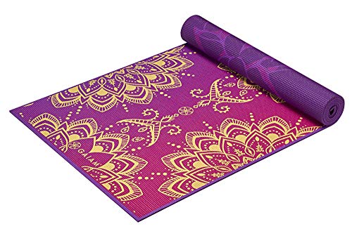Reversible Extra Thick Floral Yoga Mat