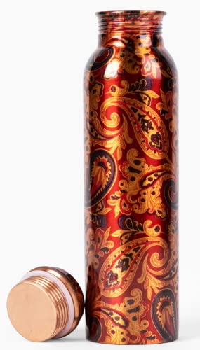 VEDANA Ayurvedic Copper Water Bottle | Leak Proof 1L