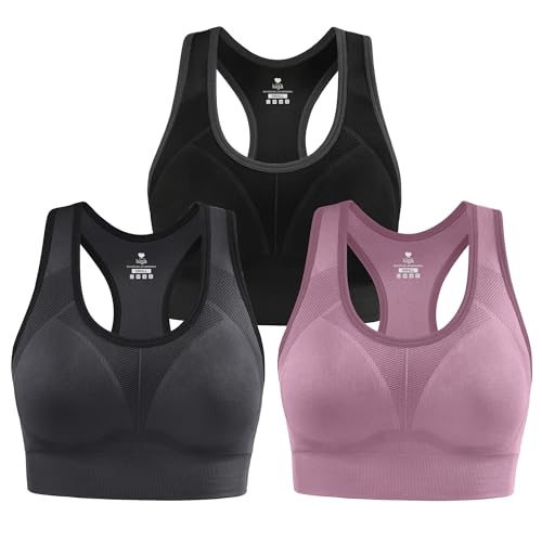 IUGA High Impact Racerback Sports Bra for Women