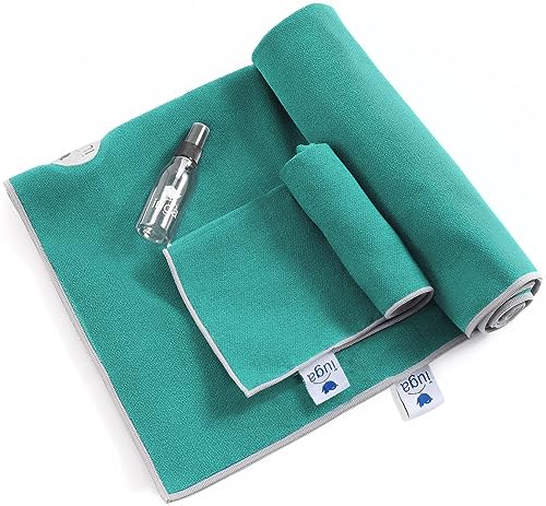 IUGA Non Slip Yoga Towel Set with Hand Towel
