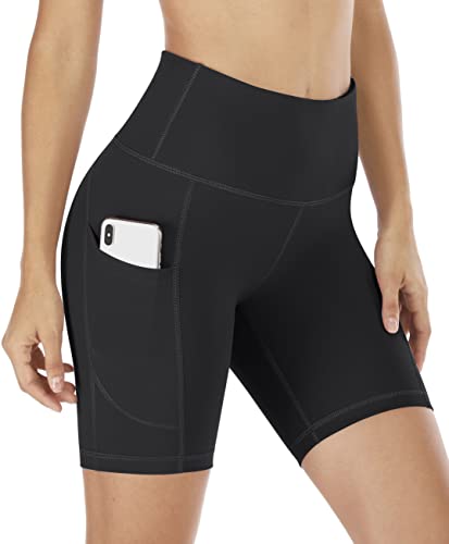 IUGA High Waisted Biker Shorts with Pockets