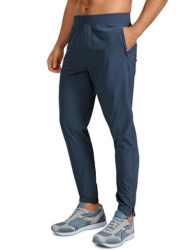 Electric Blue Men's Lightweight Yoga Joggers Pants