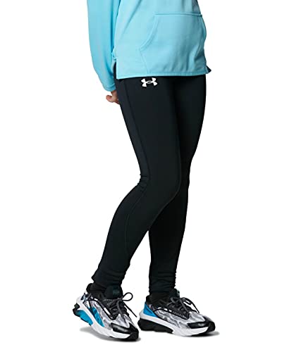 Under Armour Cozy Youth Leggings, Black/White, XL