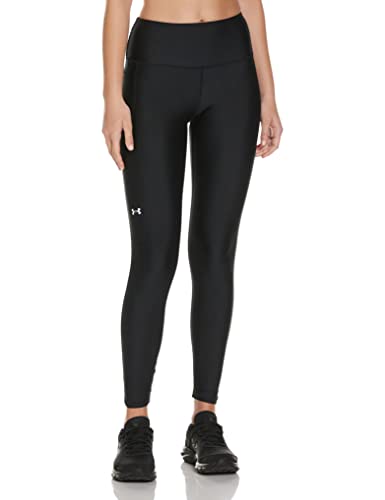 Under Armour Women's High Waist Pocket Leggings, Black/White