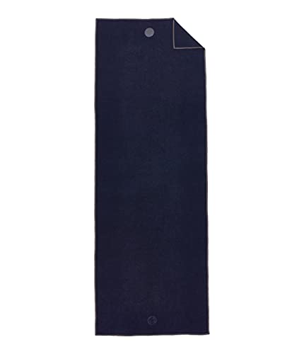 Manduka Yoga Towel with Rubber Grip - Midnight Color