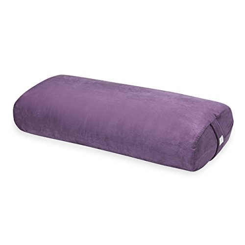 Gaiam Long Rectangular Yoga Bolster - Purple