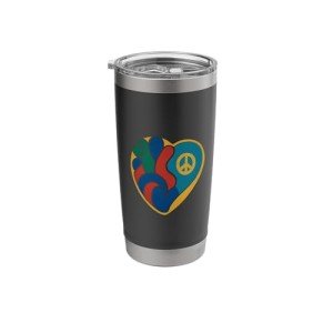 Heart of Peace Stainless Steel Insulated Tumbler