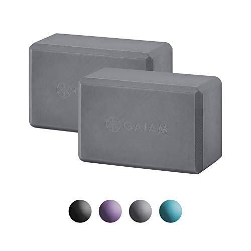 Gaiam Essentials Yoga Block Set - Latex-Free Eva Foam