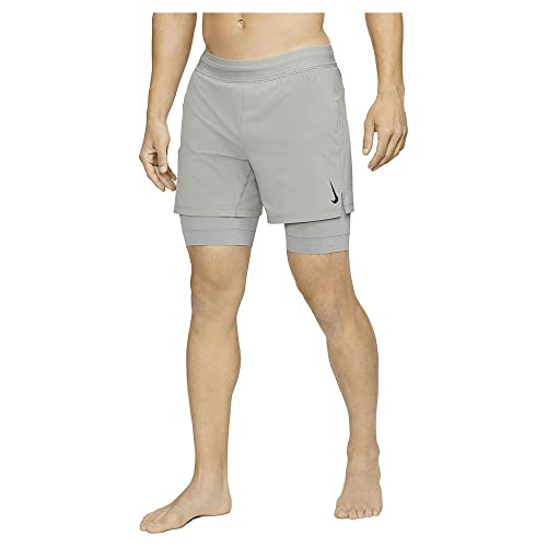 Nike Men's Flex Active 2-in-1 Yoga Shorts, Iron Grey