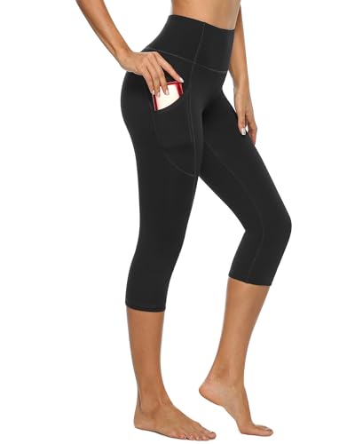 Stelle Women's High Waisted Yoga Leggings with Pockets