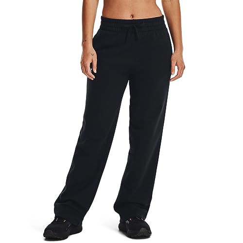 Under Armour Women's Rival Fleece Straight Leg Pants, Large
