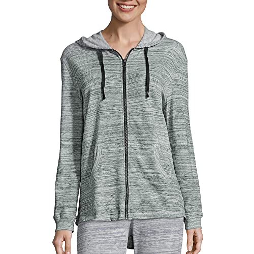 Hanes Women's French Terry Zip Hoodie Yoga Jacket