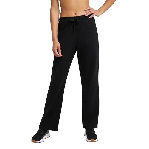 Black Jersey Lounge Pants for Women, Lightweight Champion