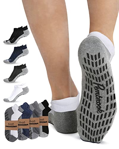 Pembrook Grippy Yoga Socks - 4 Pairs Men'stextContent non slip