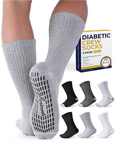 Pembrook Diabetic Gripper Socks - 12 Colors Women's Neuropathy