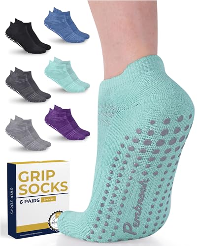 Pembrook Grip Socks - Unisex Barre Yoga Gripper Socks