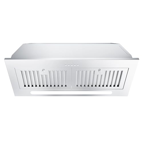 30" FIREGAS Insert Range Hood with LED Lights