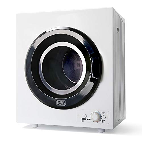 BLACK+DECKER BCED37 Compact Dryer, Small, 4 Modes, White