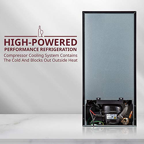 SCHMECKE 18-Bottle Wine Refrigerator with Lock