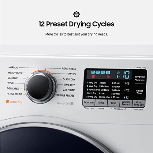 Samsung Smart Dial Electric Sensor Dryer 4.0 cu. ft