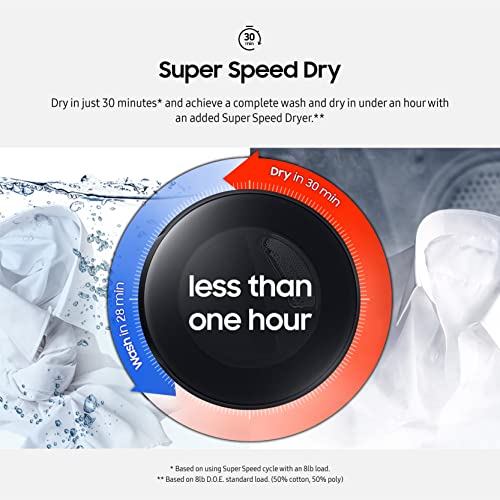 SAMSUNG Smart Dial Electric Dryer, FlexDry, Large Capacity