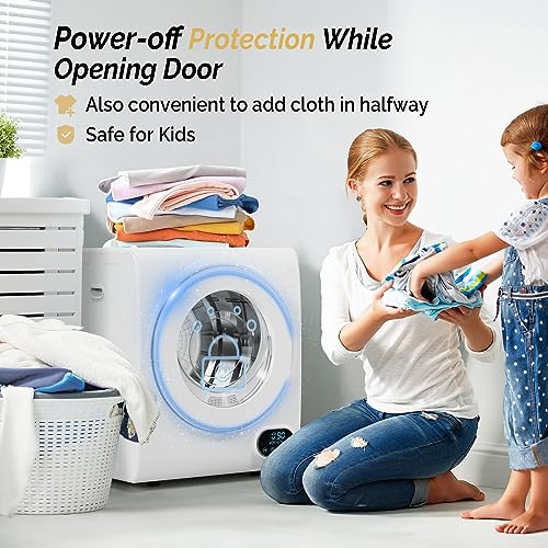 ROVSUN Portable Front Load Electric Dryer - 1.5 cu.ft