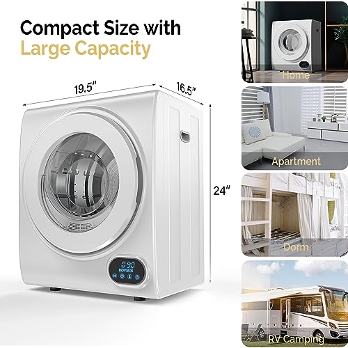 ROVSUN Portable Front Load Electric Dryer - 1.5 cu.ft