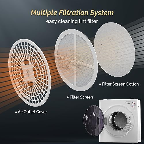 ROVSUN 2.6 Cu.Ft Portable Electric Clothes Dryer