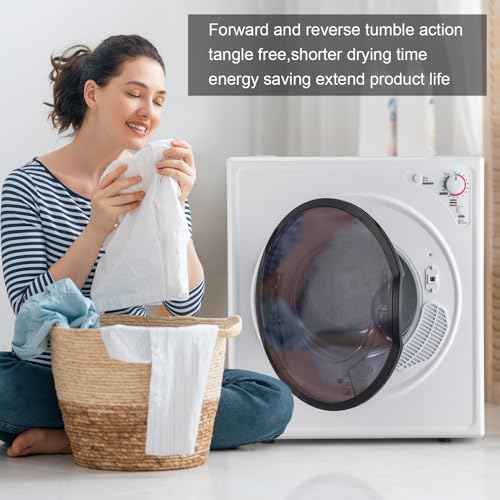 ROVSUN Portable Compact Electric Laundry Tumble Dryer White
