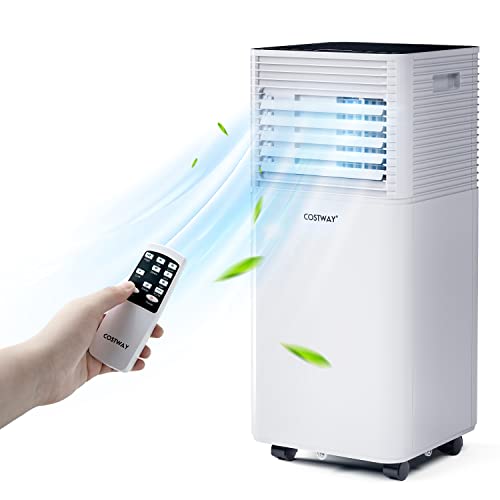 COSTWAY Portable Air Conditioner, 10000 BTU, Remote Control