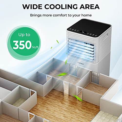 COSTWAY Portable Air Conditioner, 10000 BTU, Remote Control