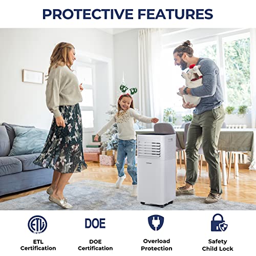 COSTWAY Portable Air Conditioner, 10000 BTU, Remote Control