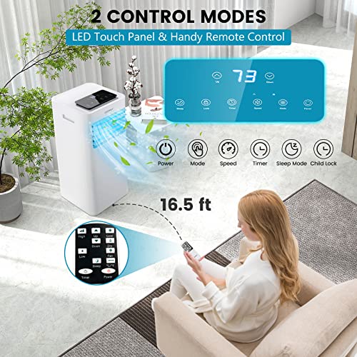 COSTWAY 10000 BTU Portable 3-in-1 Air Conditioner