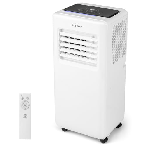 COSTWAY Portable 8000 BTU Air Conditioner with Fan & Dehumidifier
